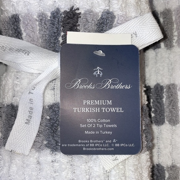 BROOKS BROTHERS Bath Towel Set! NWT ✨ gorgeous quality premium Turkish towels! - Picture 8 of 13